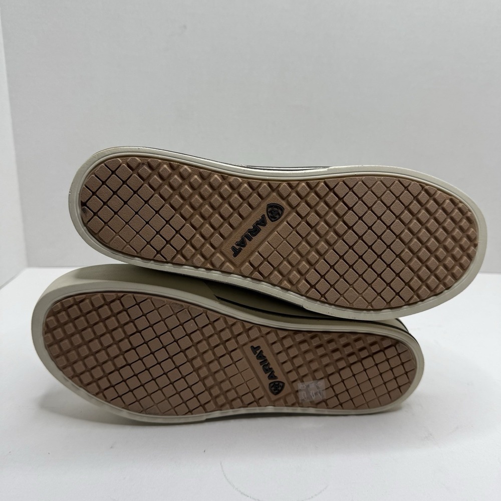 Ariat Skylar Luxe Espresso Croc Print Platform Sneakers Womens 6.5 B 10063890 - Picture 6 of 7
